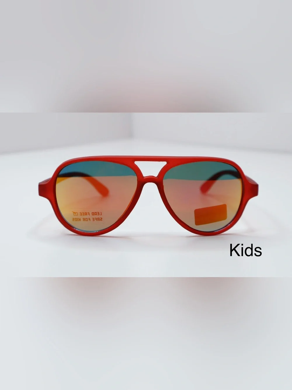 Kids Aviator-Style Sunglasses with Mirrored Lenses -